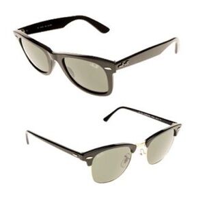 Folding Ray Ban Wayfarer and Clubmaster Sunglasses